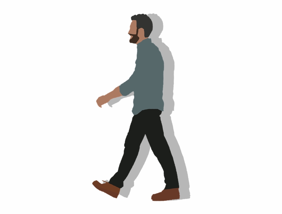 Person walking png.