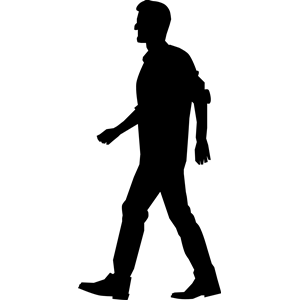 Walking Man clipart, cliparts of Walking Man free download