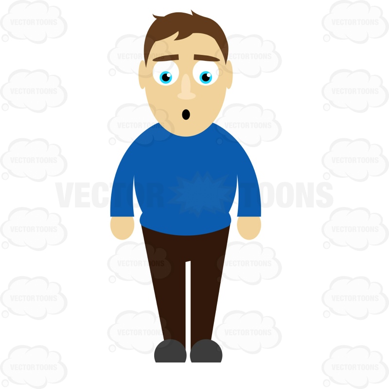 Person standing clipart.