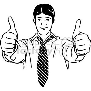 Business two thumbs.
