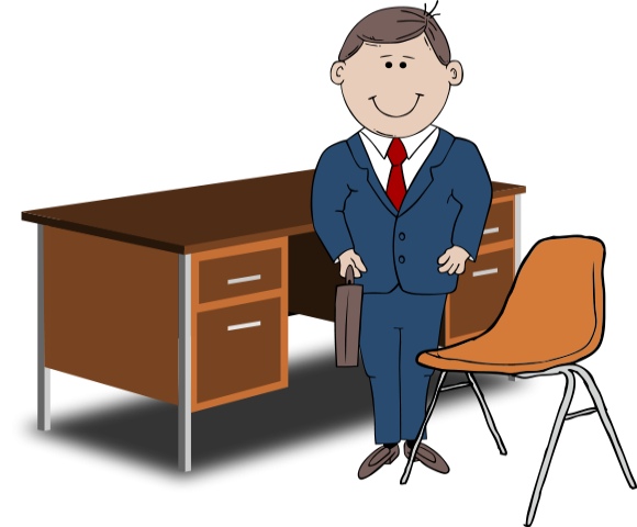 Manager animated clipart.