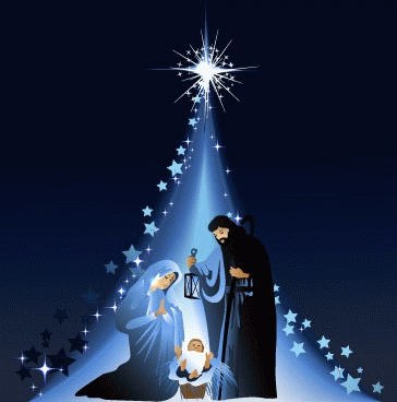 Abad Scene Twinklegif Nativity Animated Clipart GIF