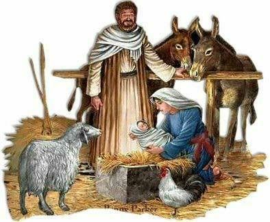 Manger Scene Clipart Pictures, Images
