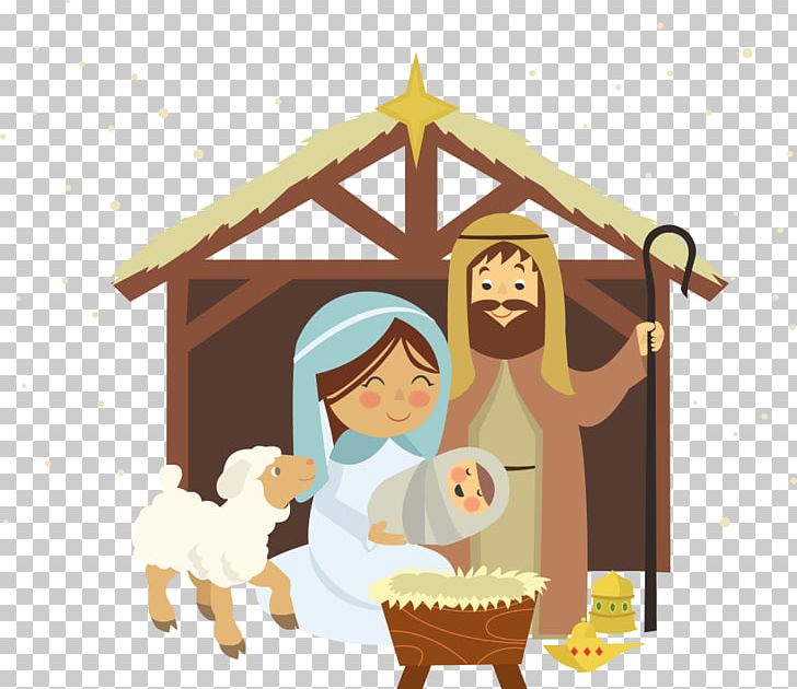 Christmas Novena Of Aguinaldos Nativity Scene Manger PNG