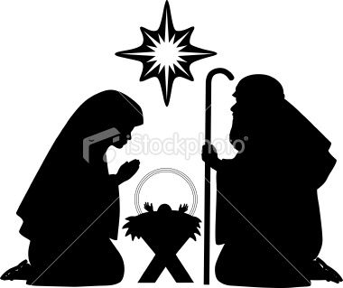 Nativity silhouettes including.