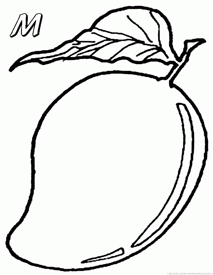 Free Mango Coloring Pages, Download Free Clip Art, Free Clip