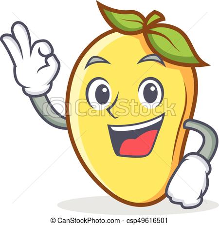 Happy mango Clip Art Vector Graphics