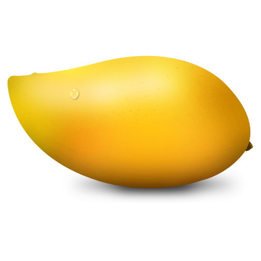 Ripe mango icon.