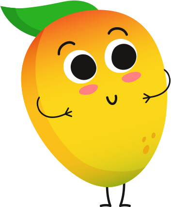 Mango clipart smiley.