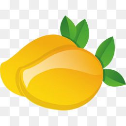 Vector Mango, Mango, Fruit, Green Leaves PNG and Vector with