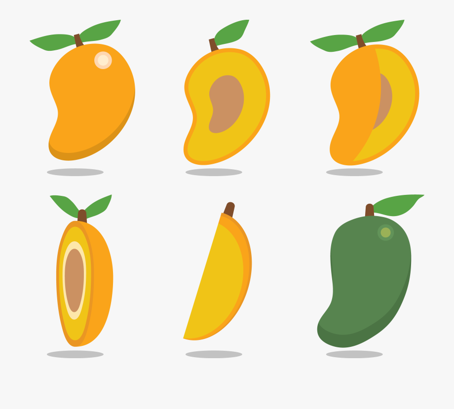 Mango fruit vector.
