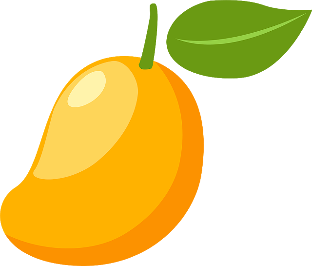 mango clipart yellow