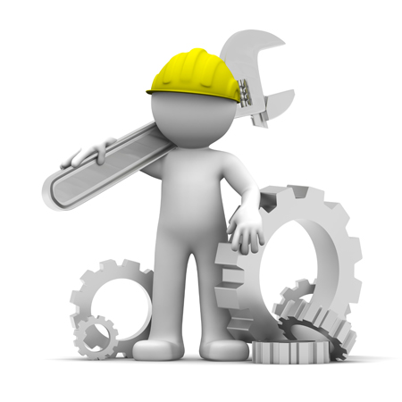 Manufacturing engineer clipart.