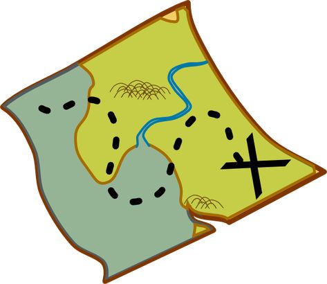 Adventure clipart mapping.