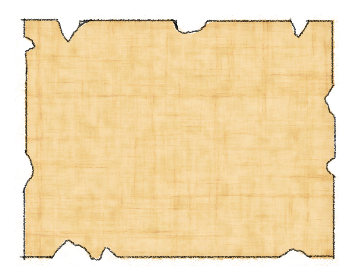 Blank treasure map.