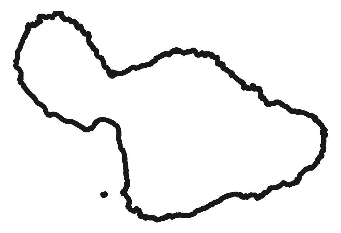 Island map clipart