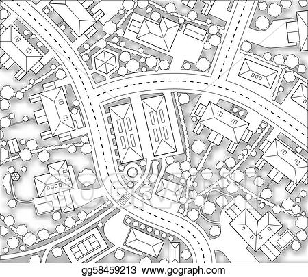 Vector illustration neighborhood.