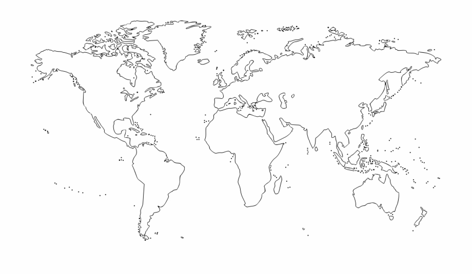 World map flag.
