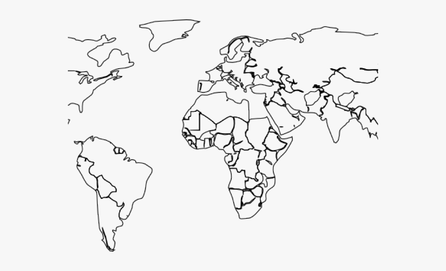 World Map Clipart Outline