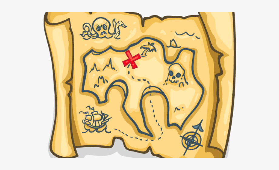 Chest Clipart Treasure Map