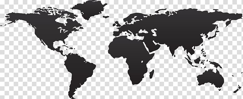 World map illustration.