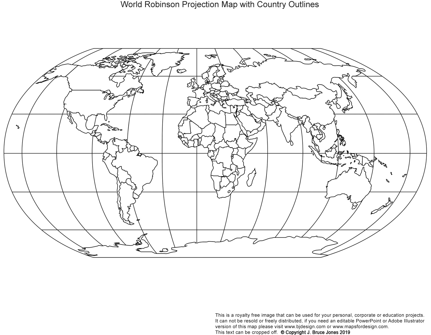 Printable, Blank World Outline Maps