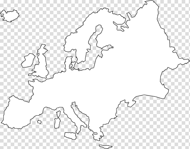 White geographic map.