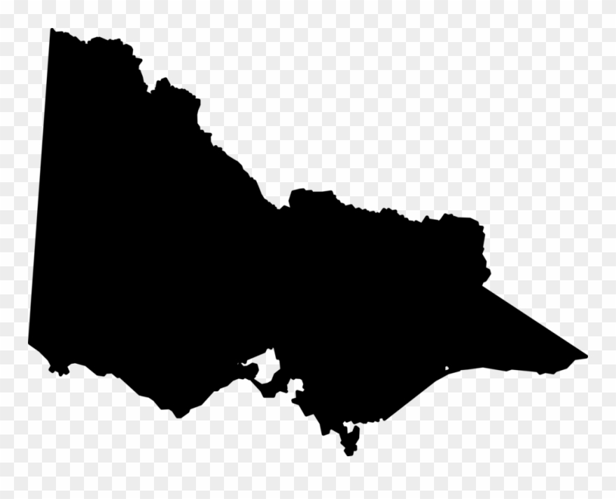 Australia blank map.