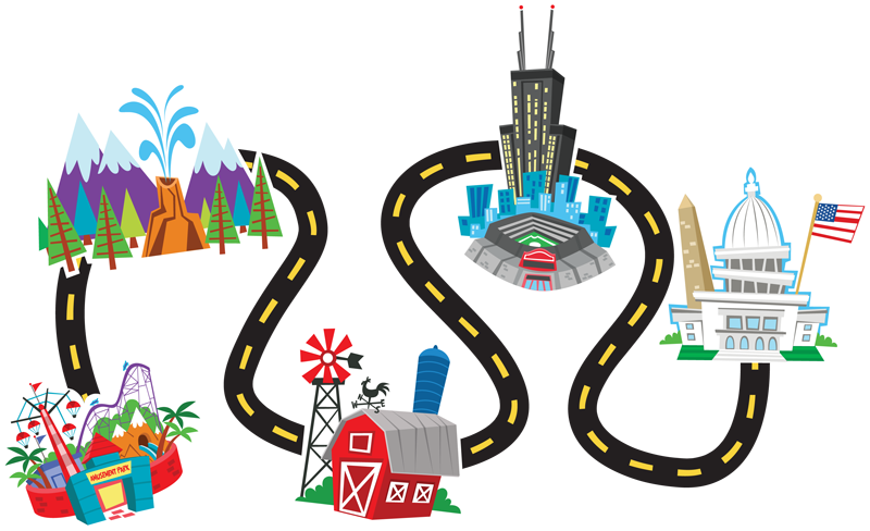 Download Road Map Image Clipart Clipart PNG Free