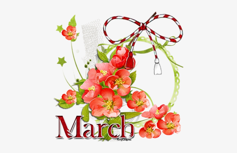 Banner Royalty Free March Clipart Friendship Flower