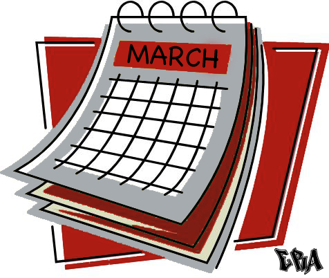 Free march calendar.