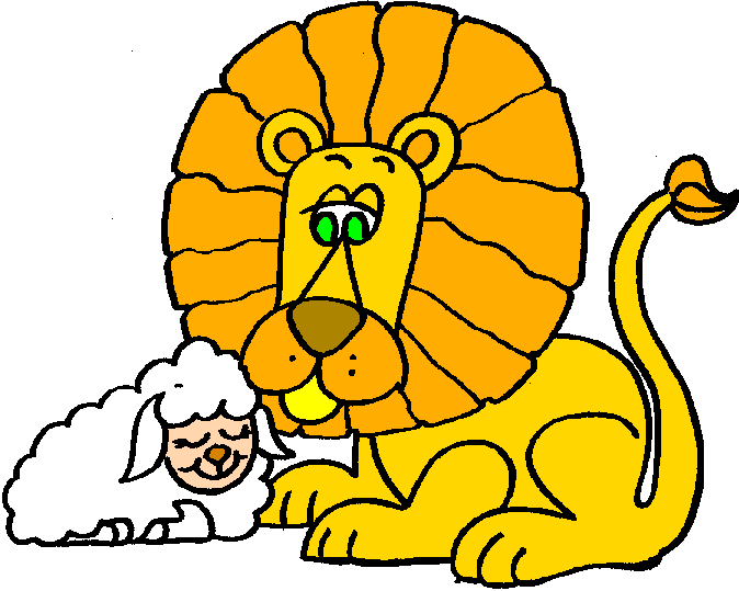 March Lion Lamb Clip Art N