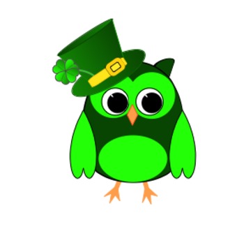 March owl clipart.