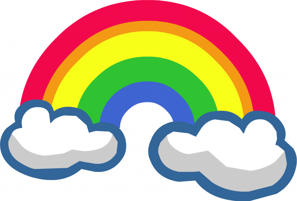 march clipart rainbow
