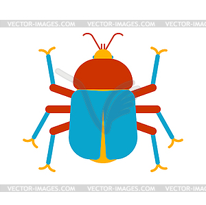 Kfercartoon insekt vectorclipart.