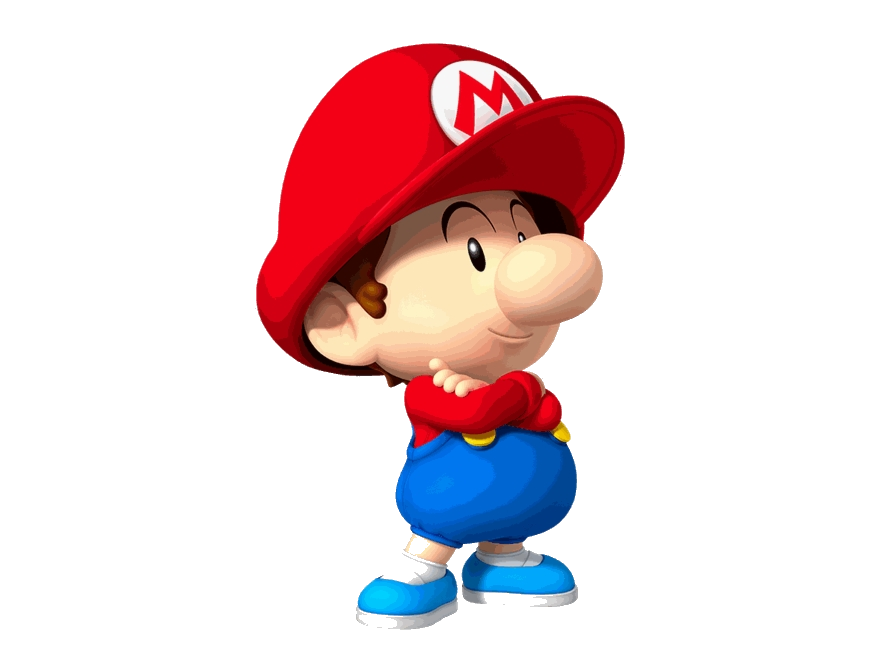 Mario baby clipart.