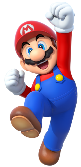 Super Mario Jumping PNG Image