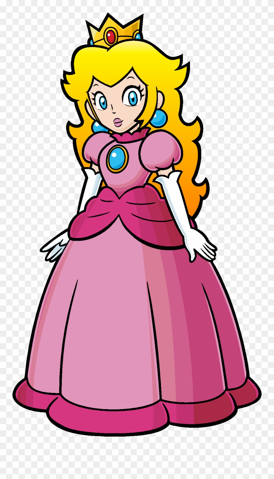 Princess Peach Clipart Original Design