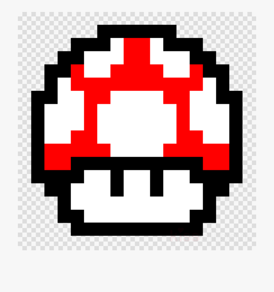 Mario mushroom pixel.