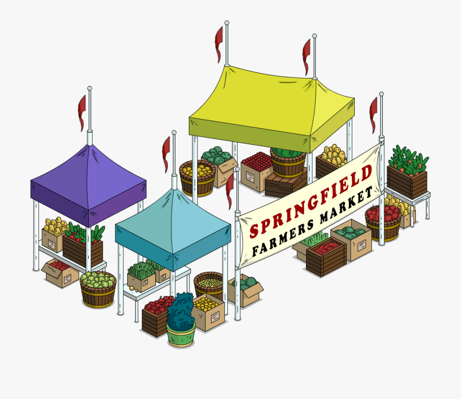 Farmers Market Animated Clipart , Png Download
