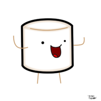 Happy clipart marshmallow, Happy marshmallow Transparent