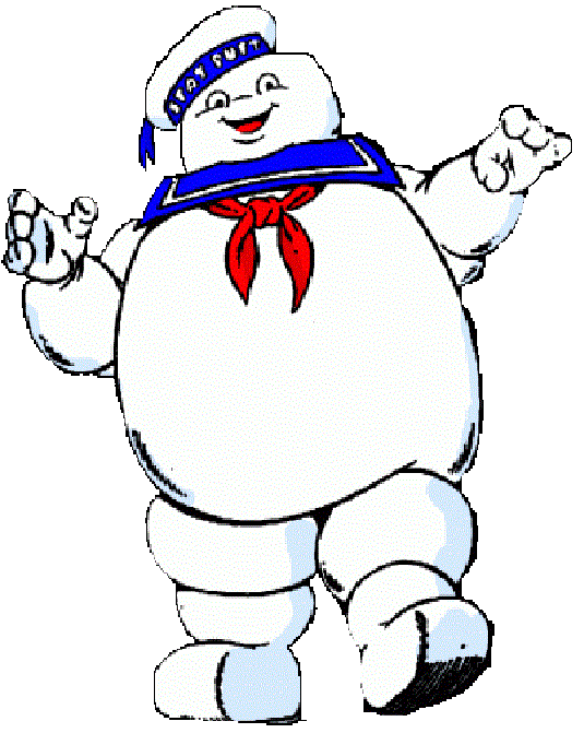 Stay puft marshmallow man clipart