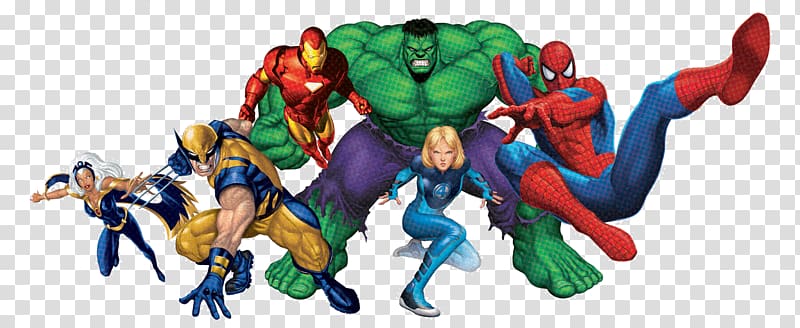 Marvel Super Heroes illustration, Spider