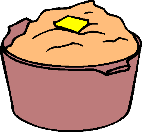 Mashed potatoes clipart.
