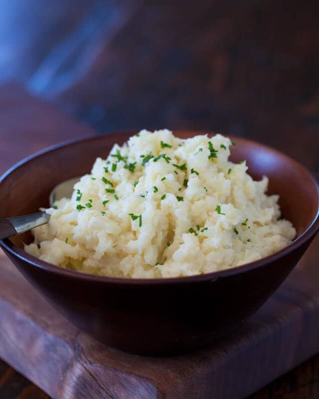 Cauliflower mashed potatoes.