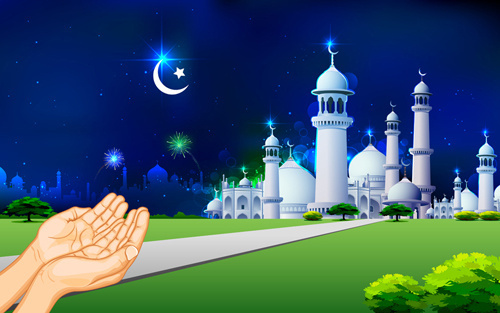 Mosque free vector download