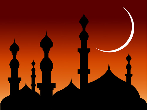 Abstract background mosques.