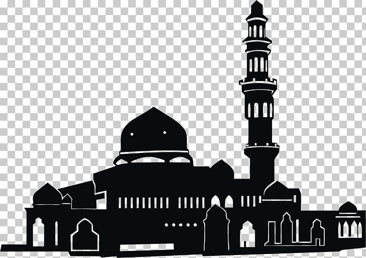 Mosque Islam , Mosque Icon, black dome illustration PNG