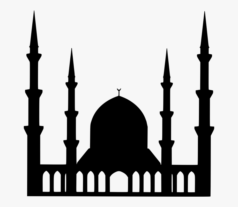 Mosque vector ramzan.