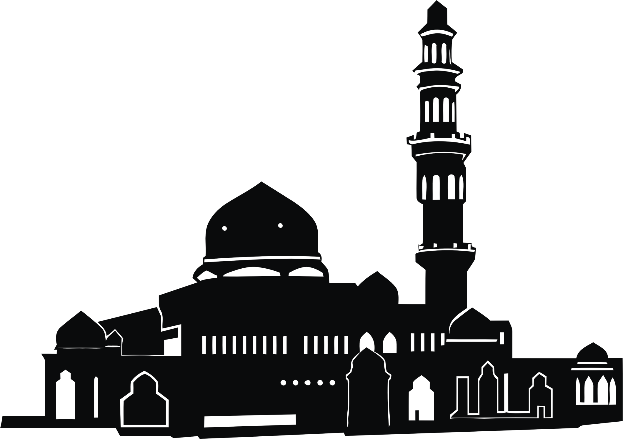 Mosque clipart logo.